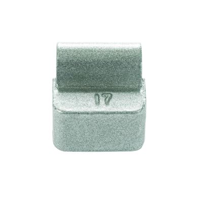 PWWI7Z020 image(0) - Wegmann Automotive 2oz Heavy-Duty Zinc Coated Clip-on I7Z Series  Wheel Weight (Box of 25)