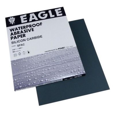 EAG1020320 image(0) - Eagle Abrasives, Inc. KOVAX 102-0320 Sanding Sheet, 9 in W x 11 in L, 320 Grit, P320-A Grade, Silicon Carbide
