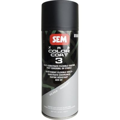 SEM85083 image(0) - SEM Paints Color Coat 3 Silver 16 oz Aerosol