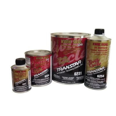 TRP6244 image(0) - Transtar Autobody Products Kwik Seal 6244 2K Urethane Sealer, 1 qt Can, Black, 4:1:1 Mixing, 560 sq-ft/gal at 1 mil Coverage