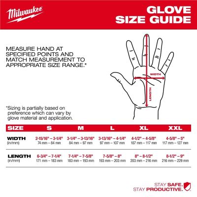 MLW48-73-8134 image(2) - Milwaukee Tool Impact Cut Level 3 Nitrile Dipped Glove - XXL