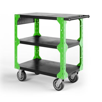 VYPX32-EXG image(0) - Vyper Industrial X32 Series 1250lb Capacity Tool Cart - Extreme Green