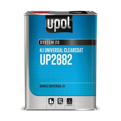 UPO2882 image(0) - U Pol Products SYSTEM 20 UP2882 Universal Clear Coat, 1 gal, 4:1 Mixing
