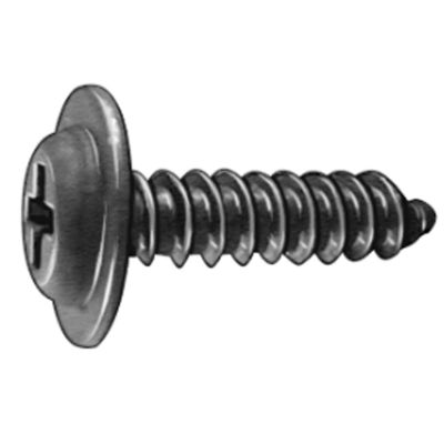AVC19240 image(0) - AUVECO PHILLIPS FLAT WASHER HD TAP SCREW 10 X 3/4 BLACK
