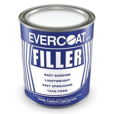 FIB141 image(0) - Fibre glass Evercoat 100141 Lightweight Body Filler, 3 L Can, Pale Yellow, Liquid