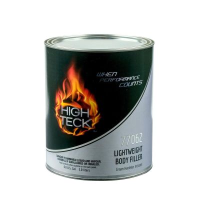 HIT77062-1 image(0) - High Teck Products 77062-1 Lightweight Body Filler, 0.8 gal, Gray, Paste, 1.46 lb/gal VOC