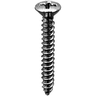 AVC1796 image(0) - AUVECO PHILLIPS OVAL HEAD TAP SCREW #6 X 1 CHROME