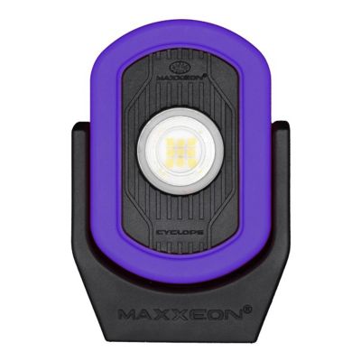MXN00816 image(0) - Maxxeon Workstar 816 CYCLOPS 720 Lumen USB-C Rechargeable Work light with Magnetic Base - Purple