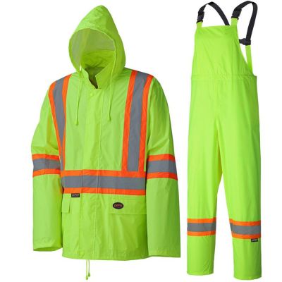 SRWV1080160U-4XL image(0) - Pioneer Lightweight Hi-Vis Safety Rainsuit  - Color:  Hi-Viz Yellow/Green  - Size: 4XL