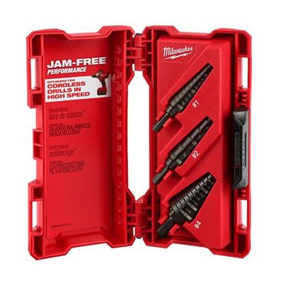 MLW48-89-9221 image(1) - Milwaukee Tool Step Drill Bit Set - 3PC