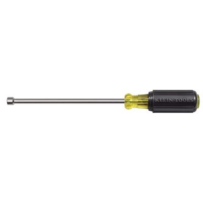 KLE64614 image(0) - Klein Tools 1/4-Inch Nut Driver with 6-Inch Hollow Shaft