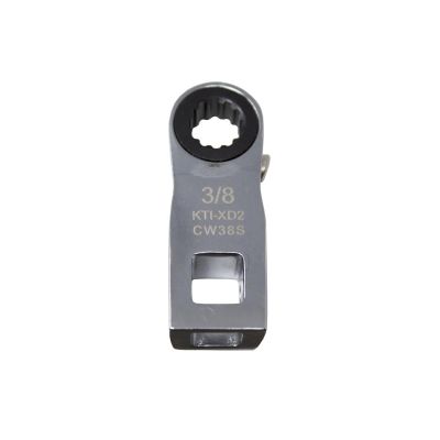 KTIXD2CW38S image(0) - K Tool International Ratcheting Crowfoot Wrench 3/8 Inch 3/8 Inch Drive
