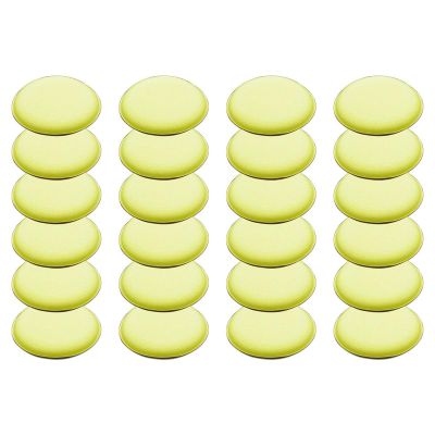 WZP11009 image(0) - Wizards Products 11009 Round Applicator Pad, 4 in Overall Dia, Yellow