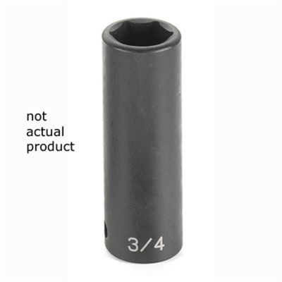 GRE2058D image(0) - Grey Pneumatic 1/2" Drive x 1-13/16" Deep Socket