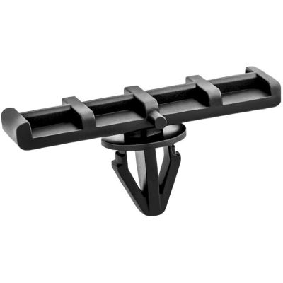 AVC20965 image(0) - AUVECO 20965 Rocker Panel Ground Effect Molding Clip, (16 x 50 mm) Head, Nylon, Black