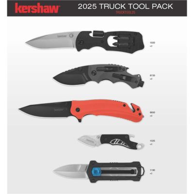 KERTRUCKTOOL25 image(0) - Kershaw 2025 Truck Tool Pack