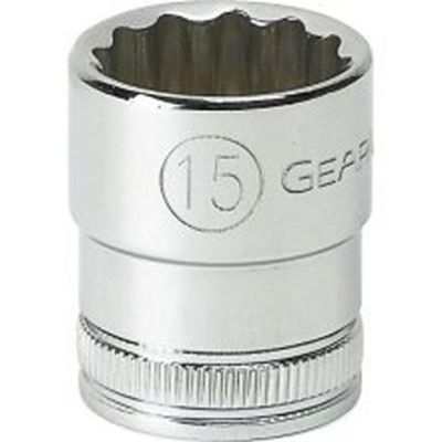 KDT80206 image(0) - GearWrench 1/4 Inch Drive 12 Point Standard Metric Socket 12mm