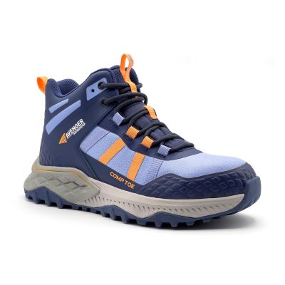 FSIA8813-6.5B image(0) - Avenger Work Boots Aero Trail Mid - Women's - CT|EH|SR|SF|WP - Light Blue / Grey - Size: 6.5 - B - (Medium)