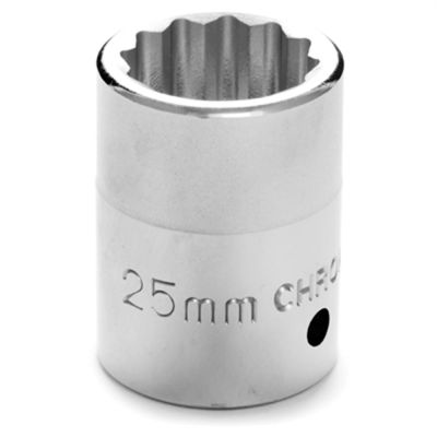WLMW34825 image(0) - Wilmar Corp. / Performance Tool 3/4" Dr 12pt Std Socket 25mm