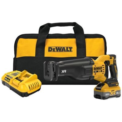 DWTDCS384WW1 image(0) - DeWalt 20V MAX XR Brushless Cordless Reciprocating Saw Kit with XR POWERPACK