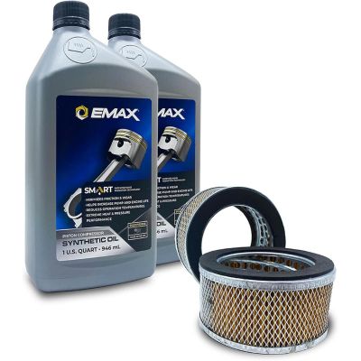 EMXEFKIT008WBS image(0) - EMAX Compressor  5-Year Extended Warranty Filter Maintenance Kit for 5HP, 7.5HP, 10HP Piston Compressor with Spin-on Oil Filter