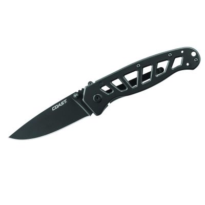 COS21432 image(0) - COAST Products FDX302 1919 Double Lock Folder 7cr17 Stainless Steel Blade Folding Pocket Knife - Steel