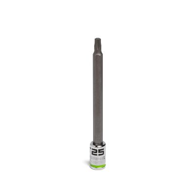 GETSTA25L image(0) - Grip Edge Tools 1/4" Dr RPT Long Star Bit Socket T25