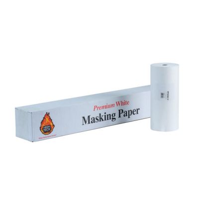 HITMP600W-12 image(0) - High Teck Products White Guard MP600W-12 Premium Masking Paper, 12 in W x 750 ft L, 24 lb Basis