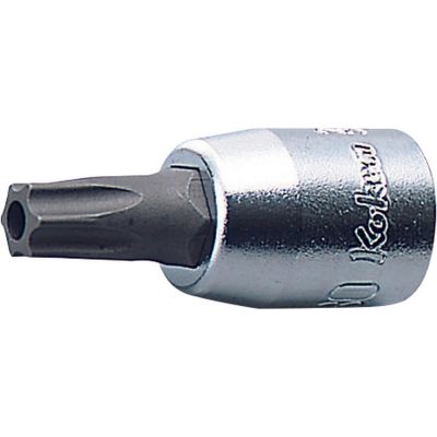 KKN2025.28-T25 image(0) - Ko-ken USA 1/4 Sq. Dr. TORX&Acirc;&reg; T25 Bit Socket - Length 28mm