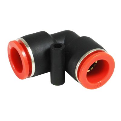 SRRK590 image(0) - S.U.R.&R. 1/2" Push to Connect Nylon Fuel Line Union, 90 deg.