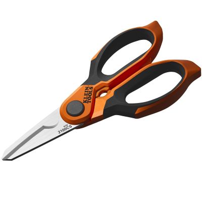 KLE2100CS image(0) - Klein Tools Long Reach Cable Stripping Electrician Scissors, 7-Inch
