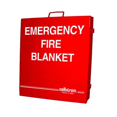 SRWS97456 image(0) - Sellstrom SoftShield&trade; Carbon Fiber Felt High Temp Blanket with Storage Cabinet