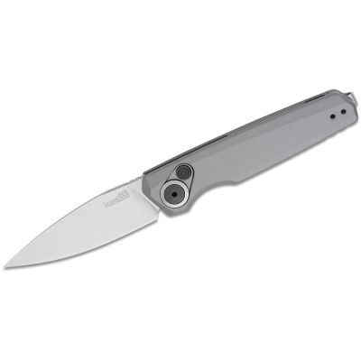 KER7551 image(0) - Kershaw Launch 18 Automatic Push-Button Lock Single Edge Spear Point Blade EDC Folding Knife - Gray - $1000 Min Vendor Direct Auto Knives Only. Cannot Ship toCA, CT, DE, MN, VT. Contact Sales Rep.