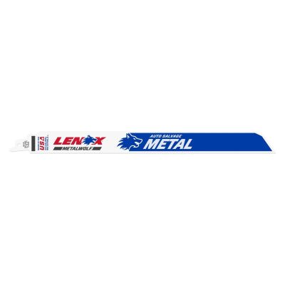 LEX20552418R image(0) - Lenox Tools Metalwolf 18 TPI Wave Edge Reciprocating Saw Blades 4 Inch 5 Pack