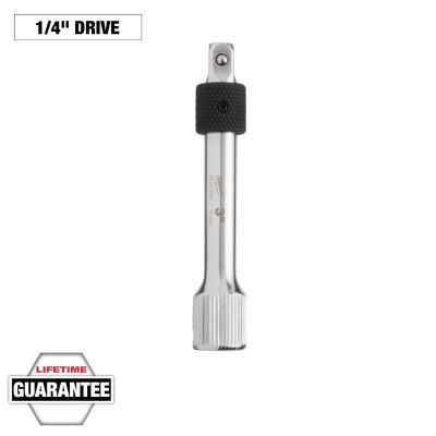 MLW43-24-9300 image(0) - Milwaukee Tool 1/4 Inch Drive 3 Inch Locking Extension