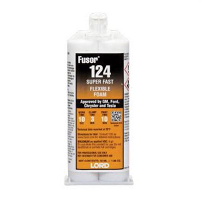 FUS124 image(0) - Fusor 124 2-Part Super Fast Flexible Foam, 1.7 oz Cartridge, Black, 1 hr Curing