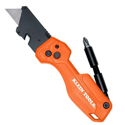 KLE44307 image(0) - Klein Tools FLICKBLADE&trade; Subcompact Folding Utility Knife