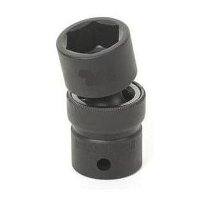 GRE2130U image(0) - Grey Pneumatic 1/2" Drive x 15/16"  Standard Universal- 12 Point Socket - Black