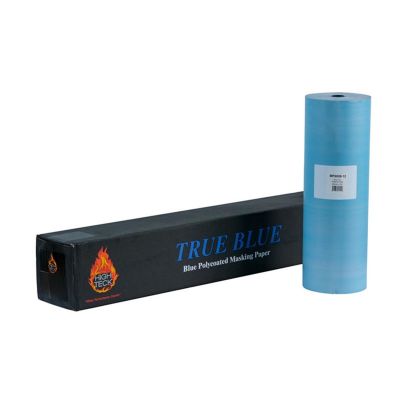 HITMP500B-18 image(0) - High Teck Products True Blue MP500B-18 Masking Paper, 18 in W x 700 ft L, Polycoated Paper, 35 lb Basis
