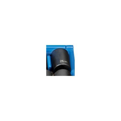 GRE2126M image(1) - Grey Pneumatic 1/2" Drive x 26mm Standard - 12 Point Socket