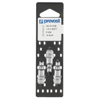 PRVIRP066251P3 image(0) - Prevost IRP 066251P3 Industrial Interchange Parallel Plug on Plate, 1/4 in, Tapered MNPT, Treated Steel