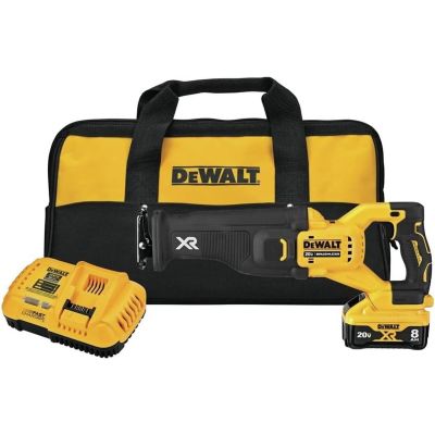 DWTDCS368W1 image(0) - DeWalt 20V MAX XR Brushless Cordless Reciprocating Saw with POWER DETECT Tool Technology Kit