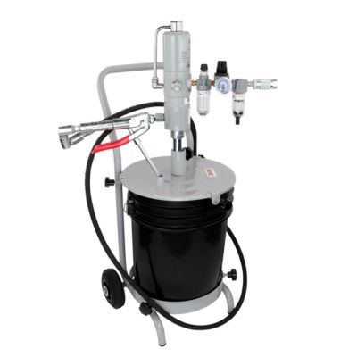 MILZE3574KC image(0) - Zeeline by Milton E3574KC - 45:1 Grease Pump for 25-50 Lbs. Pails Package with Cart