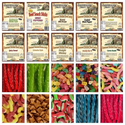THSBESTPK0001 image(0) - Tender Heifer Snack Co. Variety Best Sellers Pack - 20 Varieties