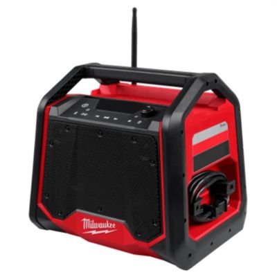 MLW2956-20 image(0) - Milwaukee Tool M18 Bluetooth Jobsite Radio and Charger