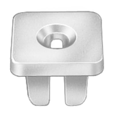 AVC14274 image(0) - AUVECO NYLON NUT #10 SCREW SIZE 13MM X 13MM