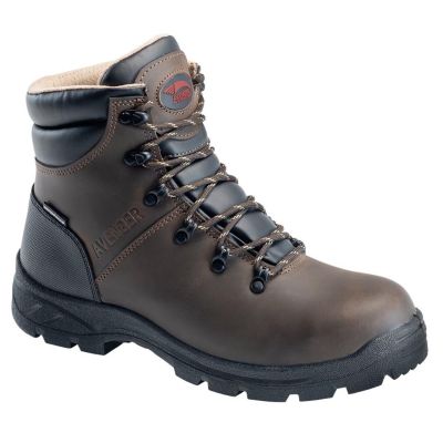 FSIA8625-7W image(0) - Avenger Builder Series - Men's Boots - Soft Toe - EH|SR - Brown/Black - Size: 7W