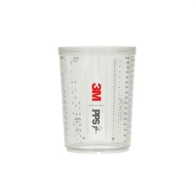 MMM26023 image(0) - 3M PPS 26023 Series 2.0 Large Hard Cup, 850 mL, Use With: Quarter-Turn 2.0 Lid Locking System