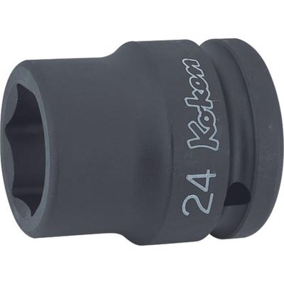 KKN16401M-24 image(0) - Ko-ken USA 16401M-24 3/4 Sq. Dr. Socket 24mm 6 point Length 50mm Thin walled