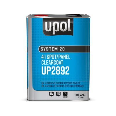 UPO2892 image(0) - U Pol Products UP2892 Spot/Panel Urethane Clearcoat, 1 gal Tin, High Gloss, 4:1 Mixing